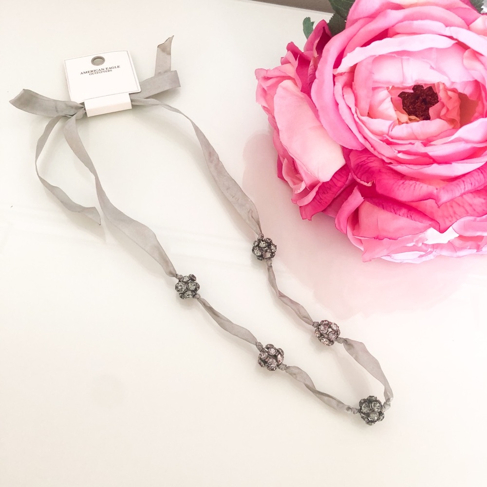 American Eagle Ribbon Statement Necklace